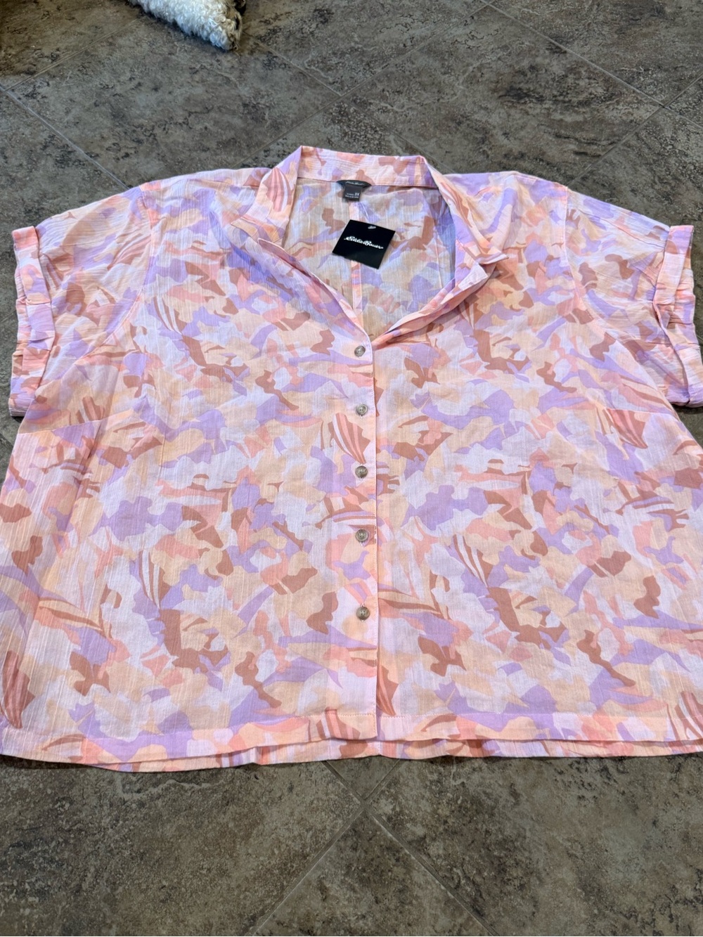 Eddie Bauer sackable camp shirt very breathable